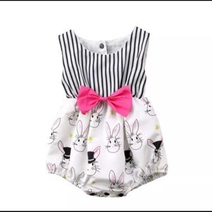 Easter bunny baby  romper